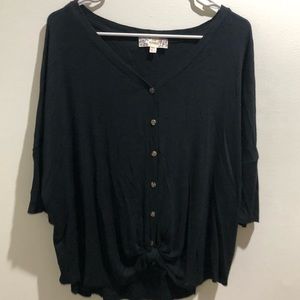 🎉2 for $10 black button up blouse